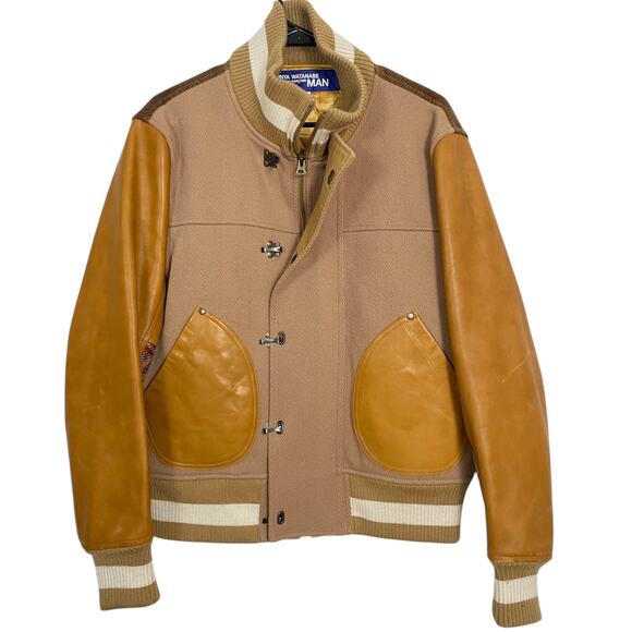 Junya Watanabe Comme de Garçons Other - L Junya Watanabe MAN Comme Des Garcon cowhide varsity jacket